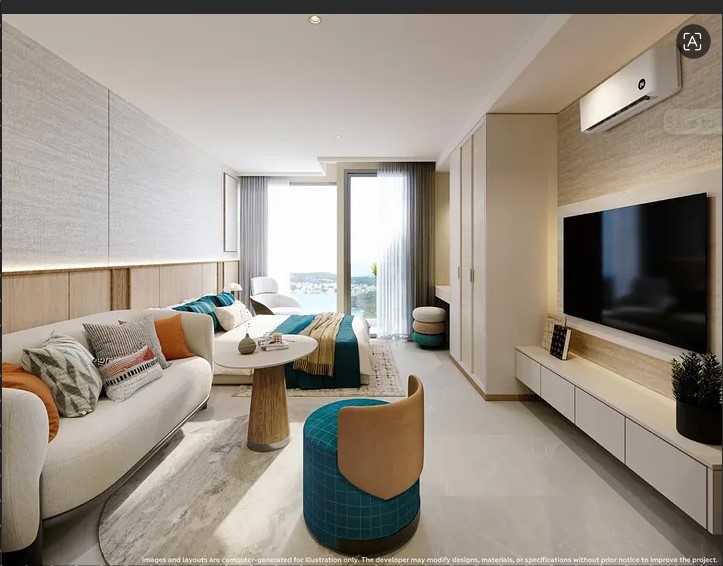 FOR SALE! PHUKET! One-bedroom apartment, 28 m²